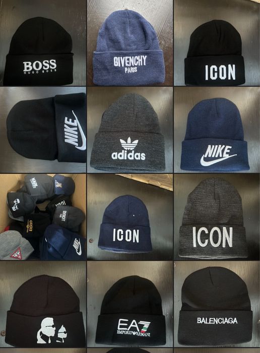 Czapka zimowa i dzaskiem GUCCİ , Armani ,LV Guess, Givenchy itb