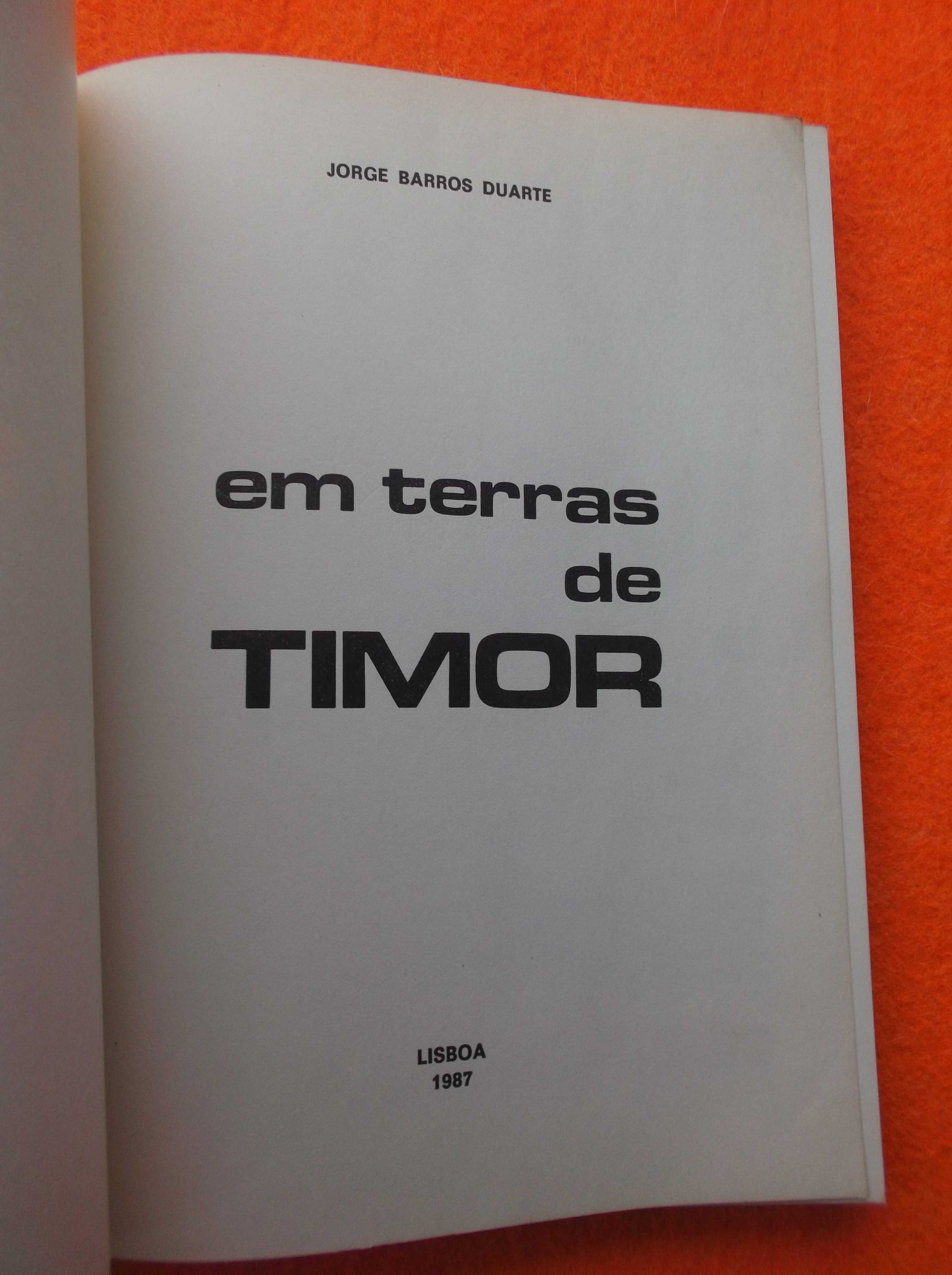 Em Terras de Timor - Jorge Barros Duarte