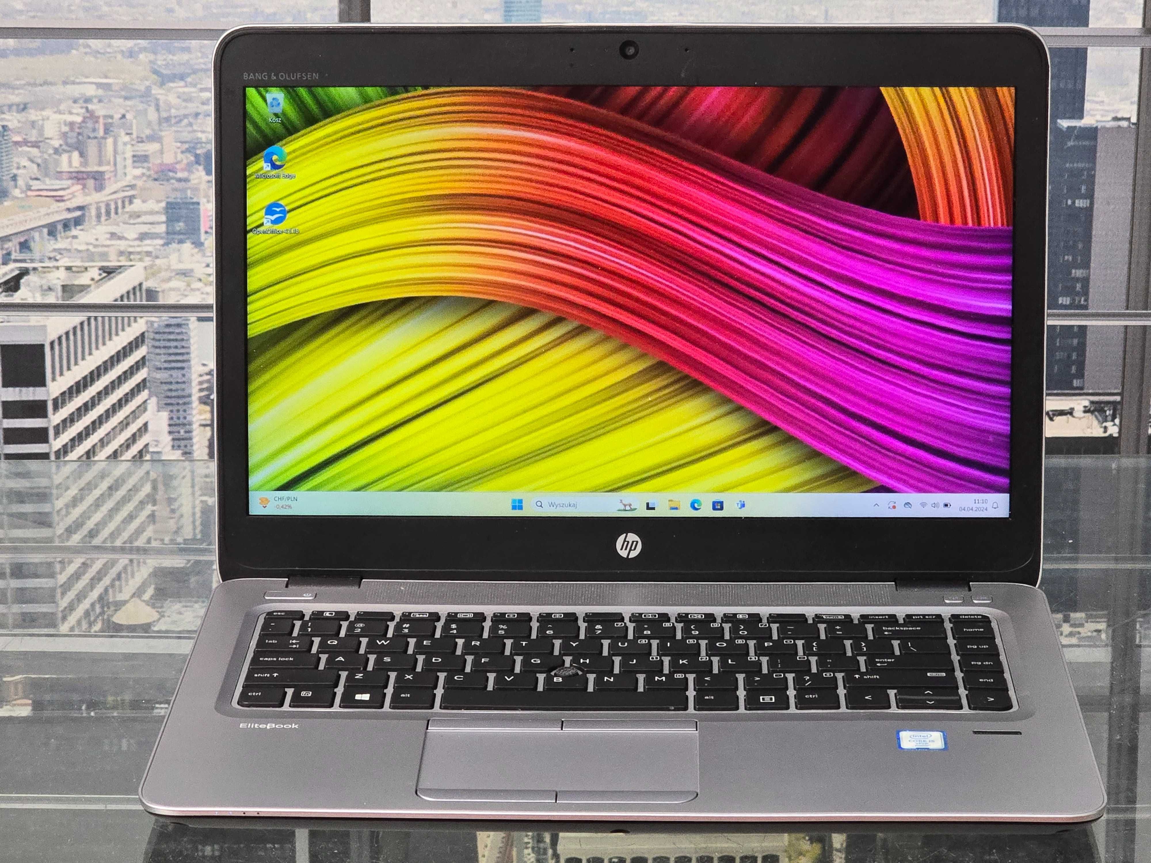 Poleasingowy HP Elitebook 840 G3 I5 6300U 8/256GB Win11 Office Gwaranc