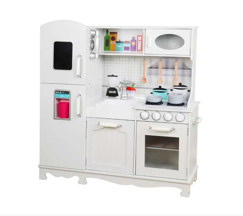 Дитяча кухня дерев'яна AVKO LIANA white звукові та світлові ефекти