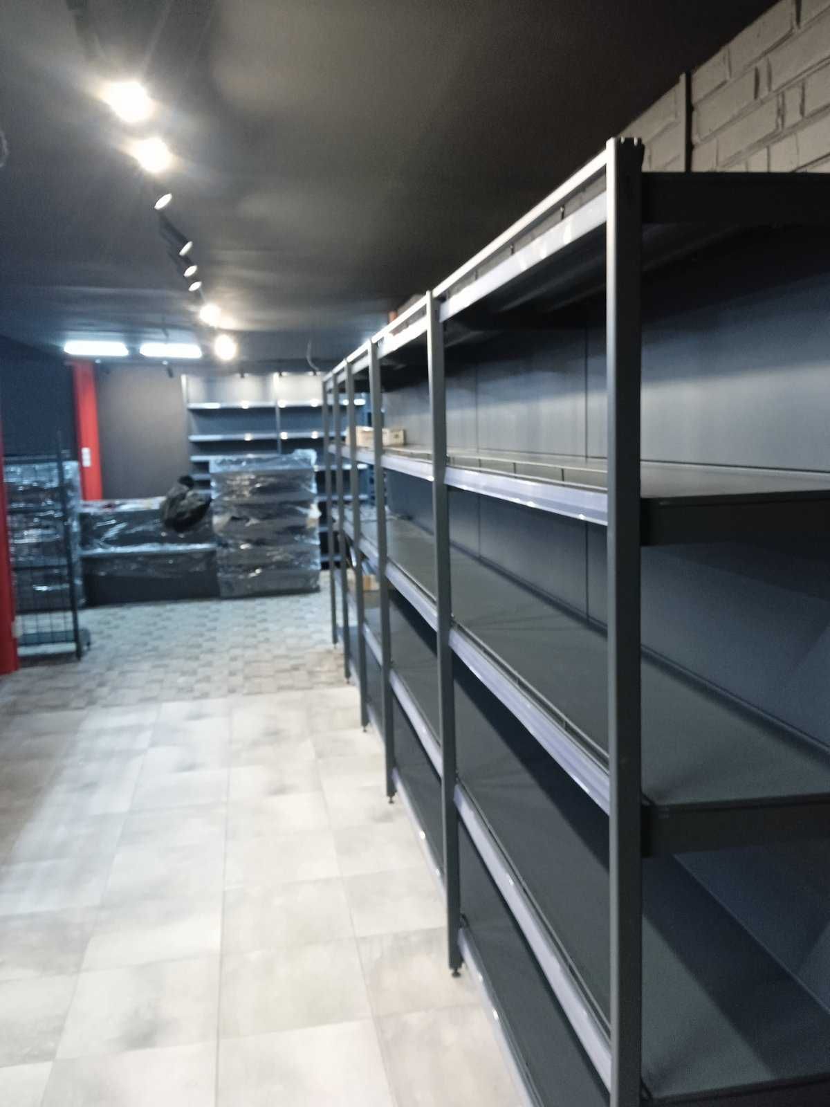 Торгове обладнання. Магазини під ключ. Стелажі. Каса-прилавок. Гачки