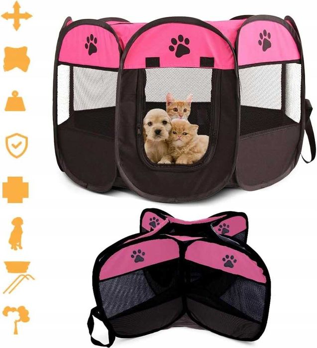 Składany Kojec Klatka Przenośna dla zwierzątek Nr294