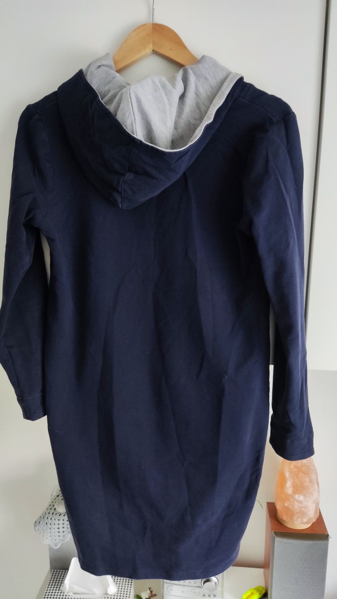 Bluza, sukienka dresowa,tunika ciążowa Happymum rozmiar M