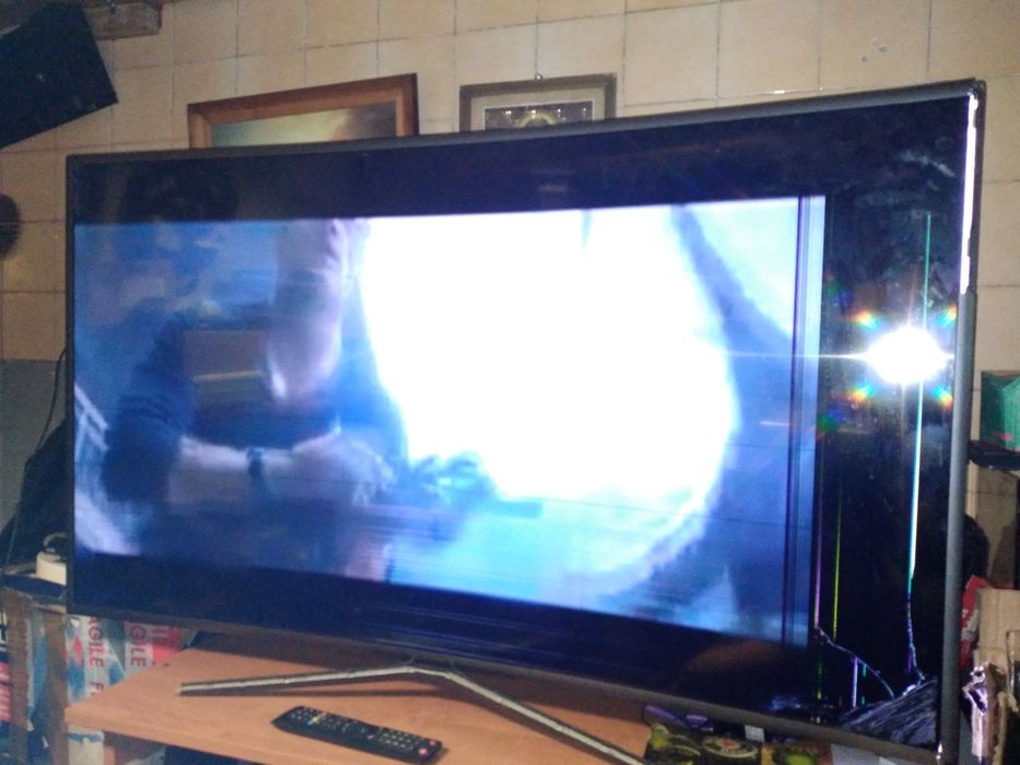 Telewizor uszkodzony Samsung 55 cali