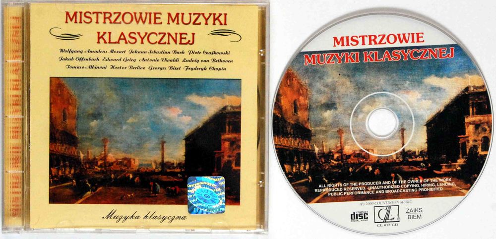 (CD) VA - Mistrzowie muzyki klasycznej