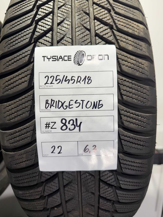 Opony Zimowe 225/45/18 Bridgestone Blizzak #Z834