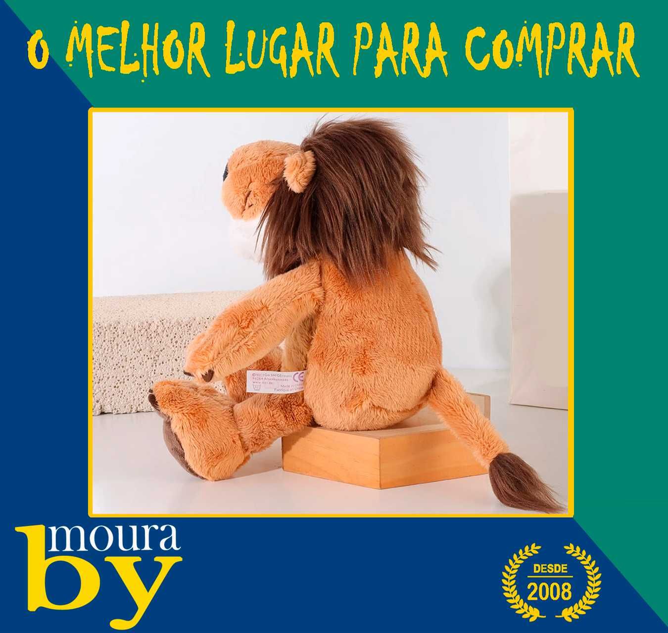 Peluche boneco Leão ideal para crianças