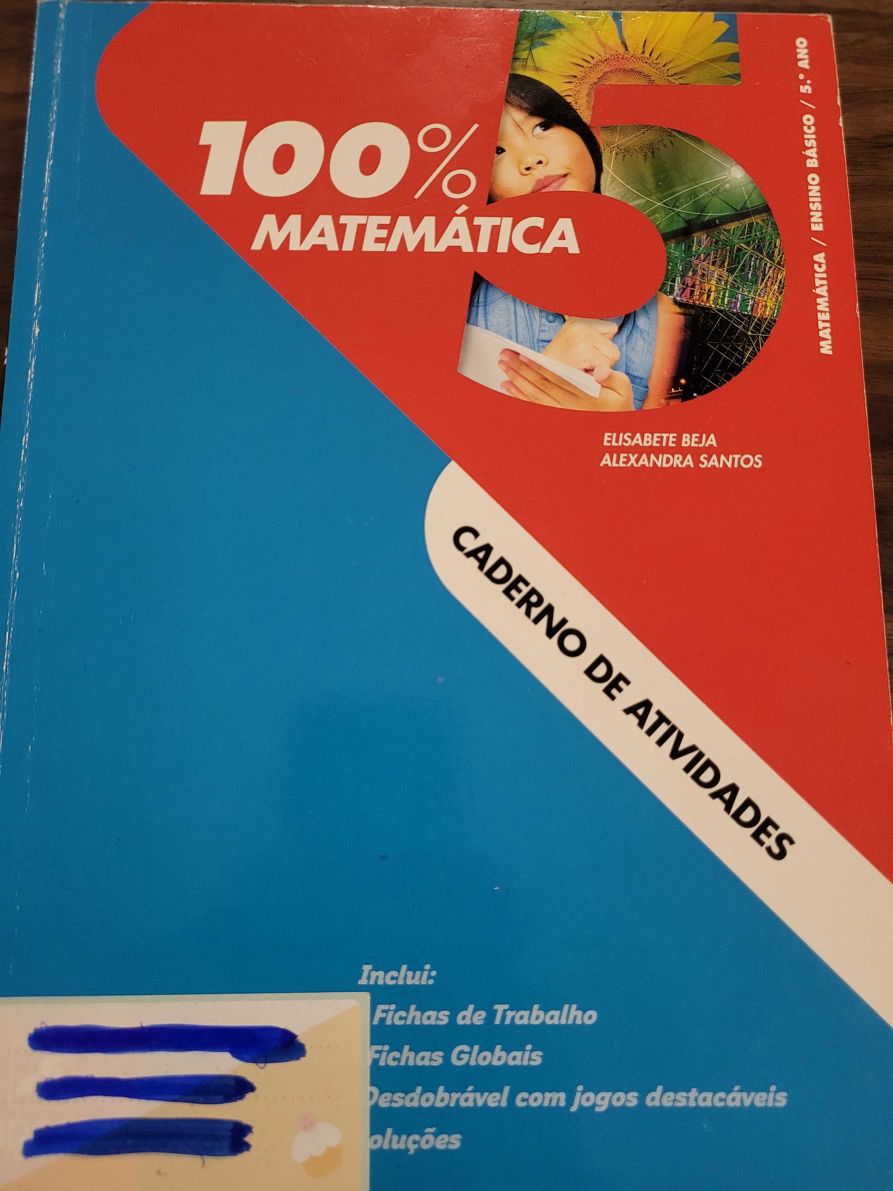 100% Matemática 5° Ano Caderno de Atividades e Preparação Avaliação