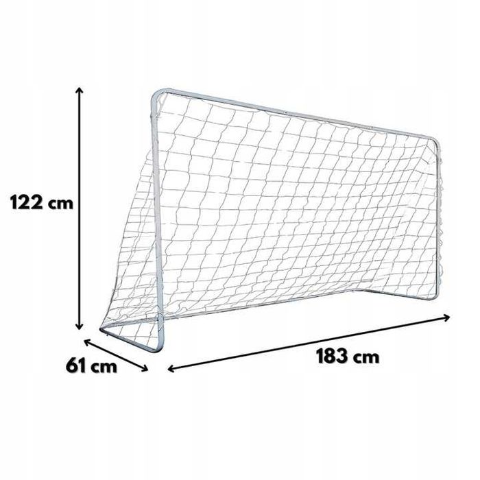 NOWA BRAMKA TRENINGOWA Piłkarska Metalowa Dla Dzieci Do Piłki Nożnej
