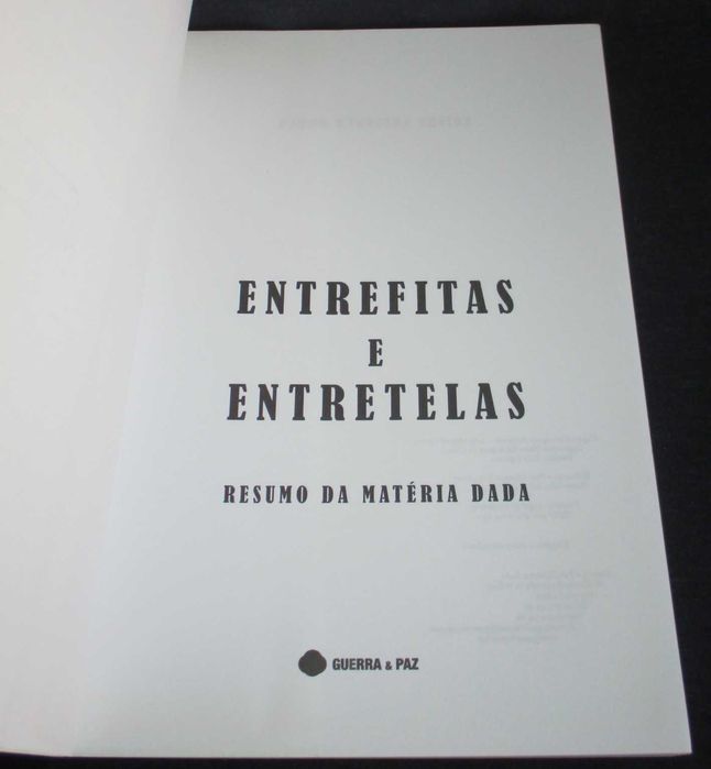 Livro Entrefitas e Entretelas Pedro Bandeira Freire