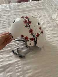 capacete branco oxelo