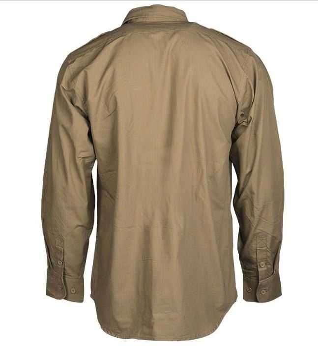 Koszula taktyczna Mil-Tec Ripstop Long Sleeve - Coyote r. L