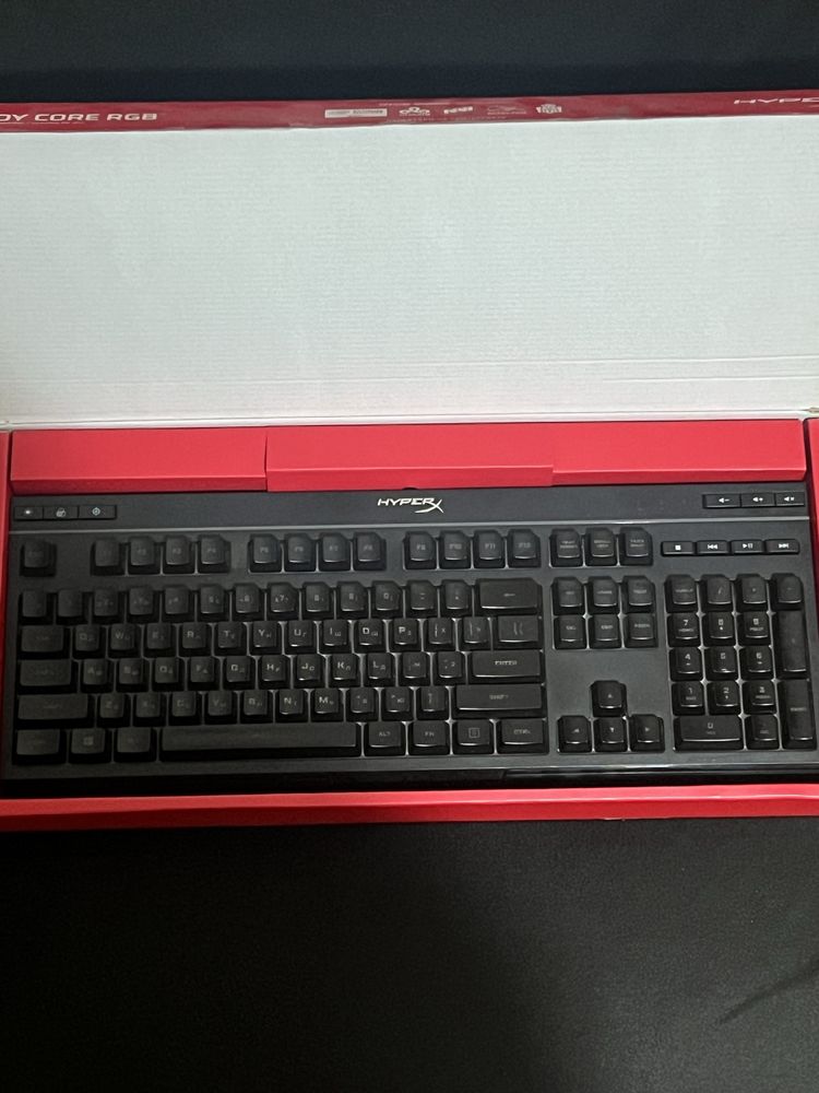 Клавиатура hyper X alloy core RGB мембрана