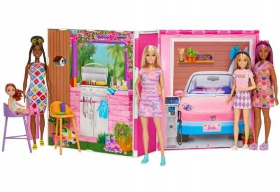 Barbie Przytulny domek + Lalka Zestaw HRJ77