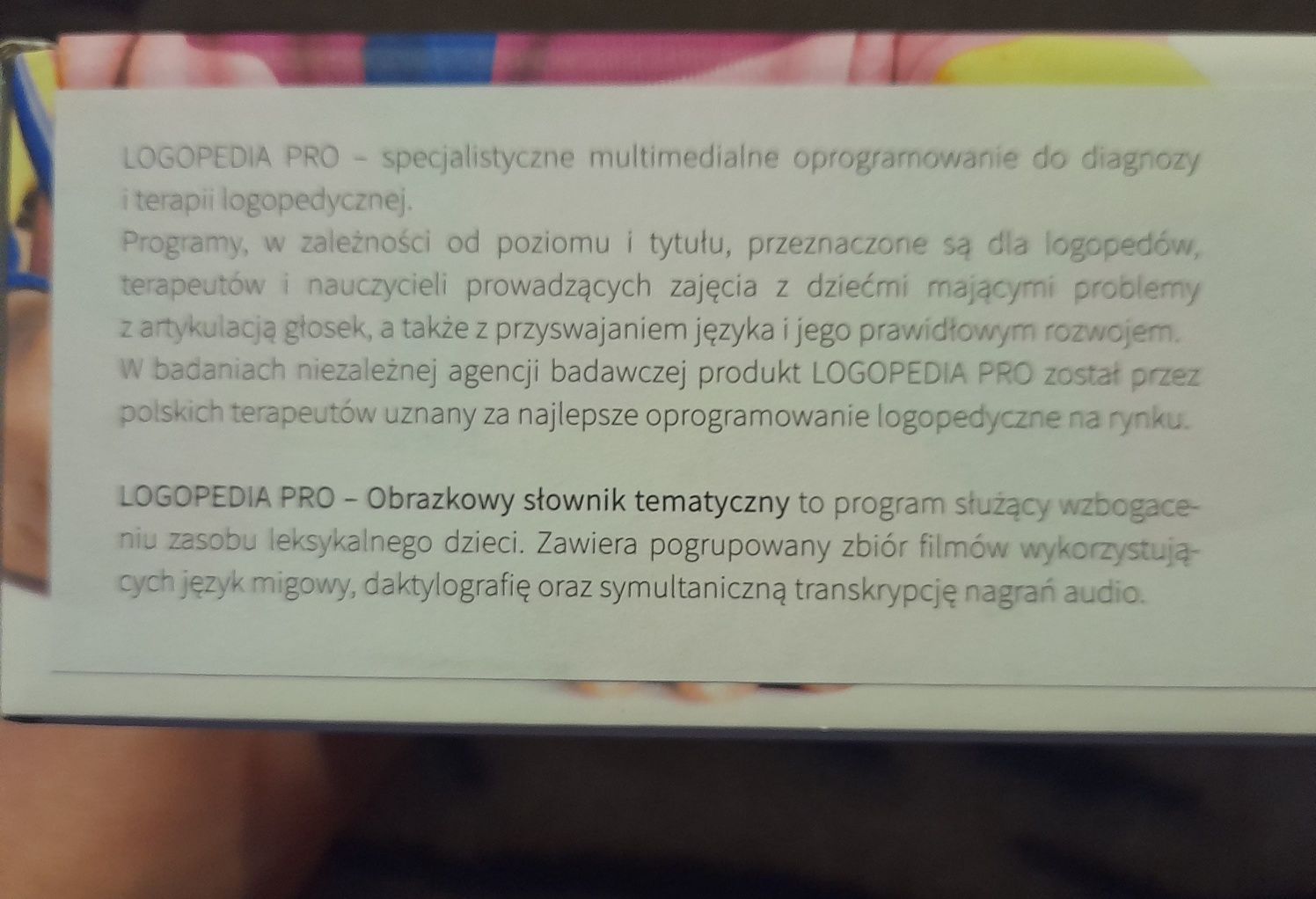 Pomoc logopedyczny,  Obrazkowy słownik tematyczny