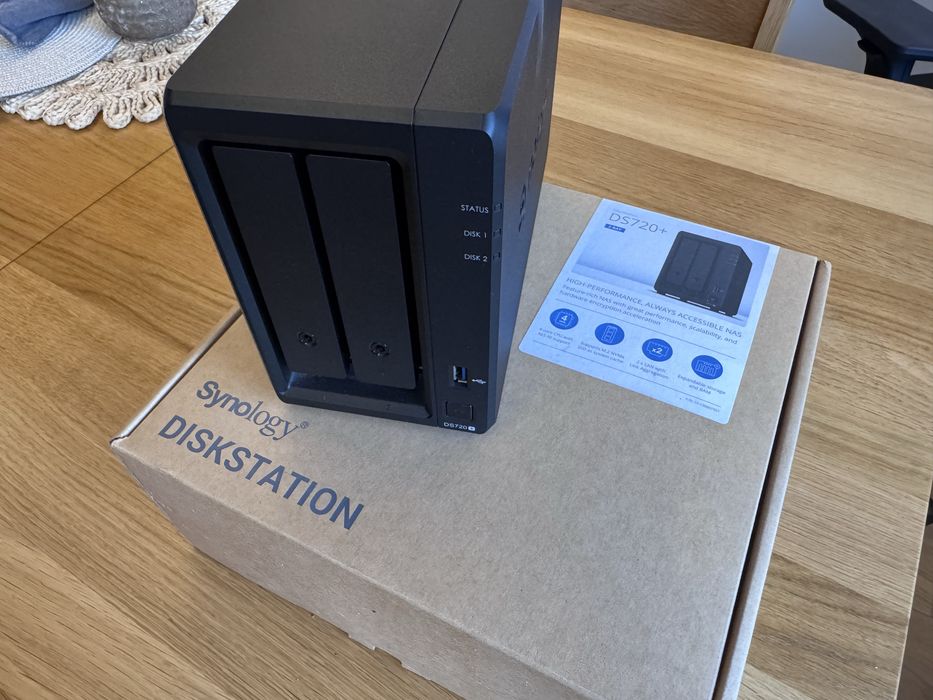 # NAS Synology DS720+ # Intel, transkodowanie, media serwer
