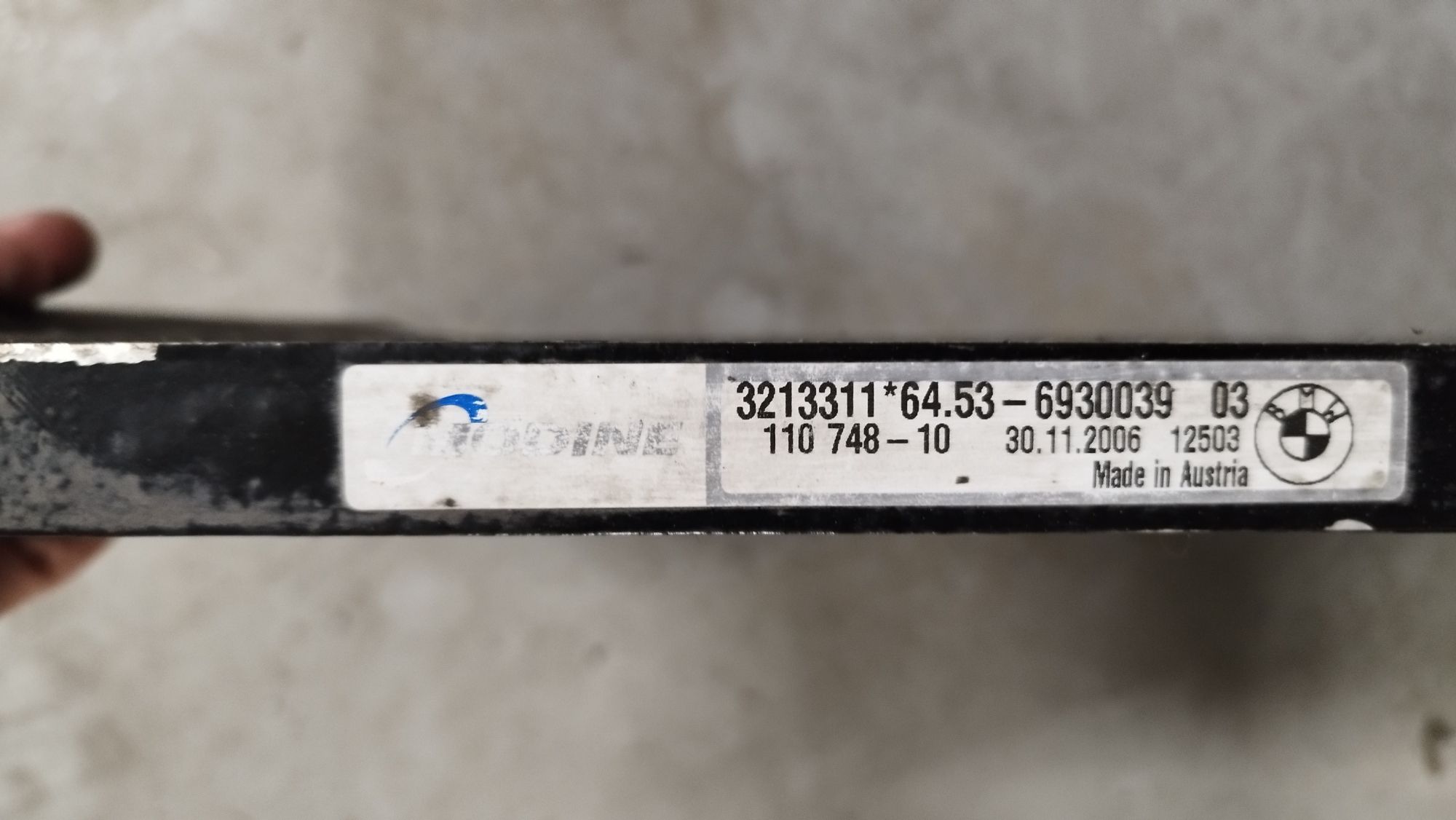 Chłodnica Klimatyzacji Skraplacz Oryginał OEM BMW M47 N47 E90 E91 E92