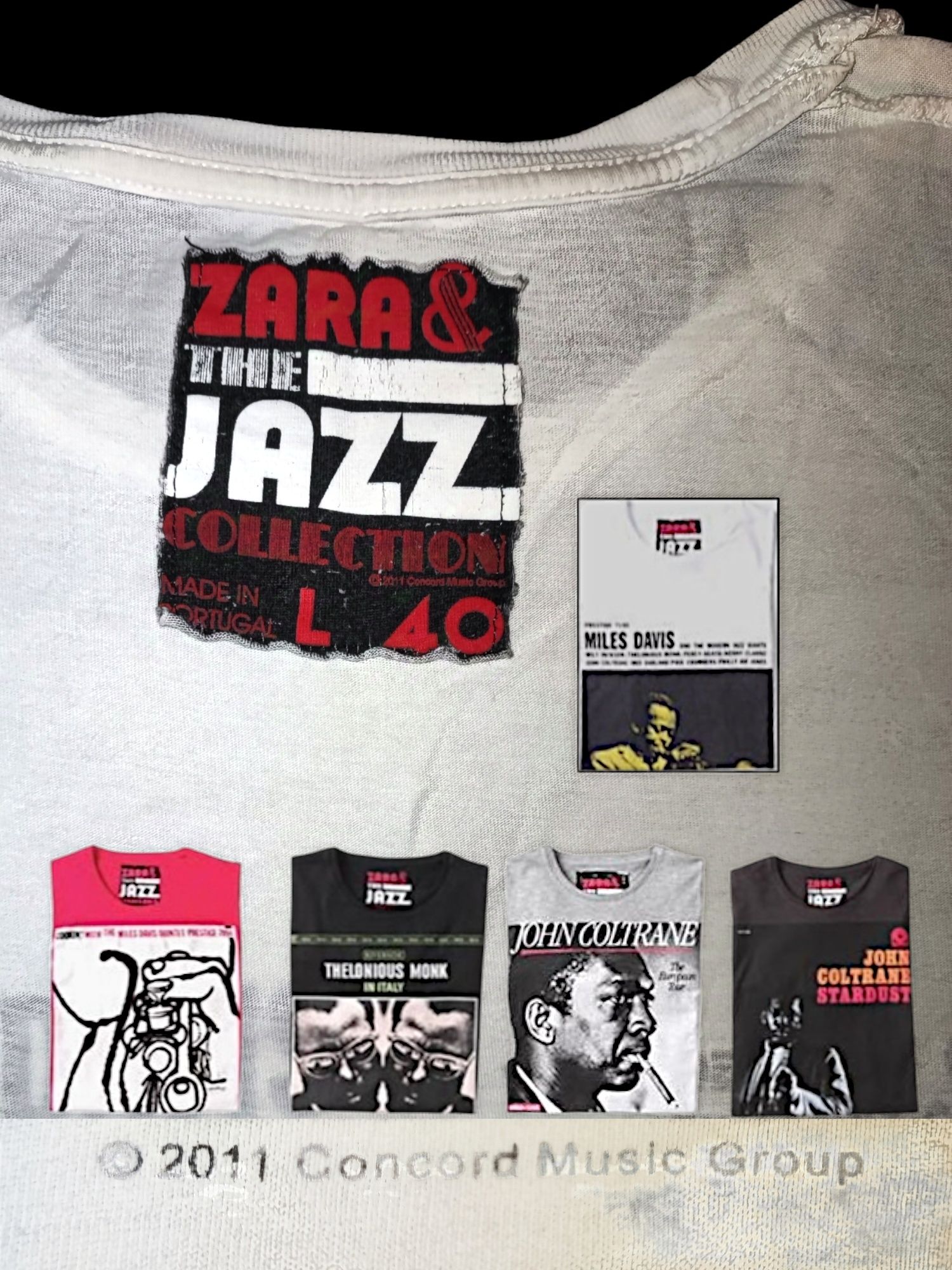 Ti-shirt  Miles Davis -  Prestige 7150 -  Jazz Collection - Zara  2011
