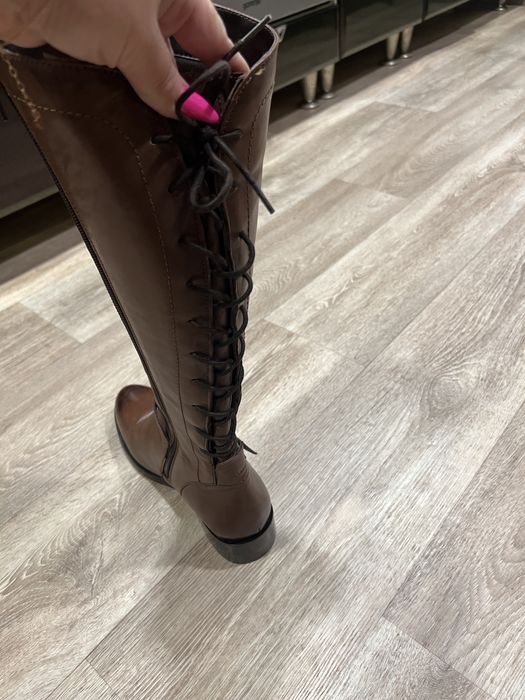 Шкіряні сапоги