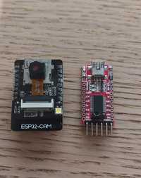 Płytka ESP32-CAM + konwerter FTDI