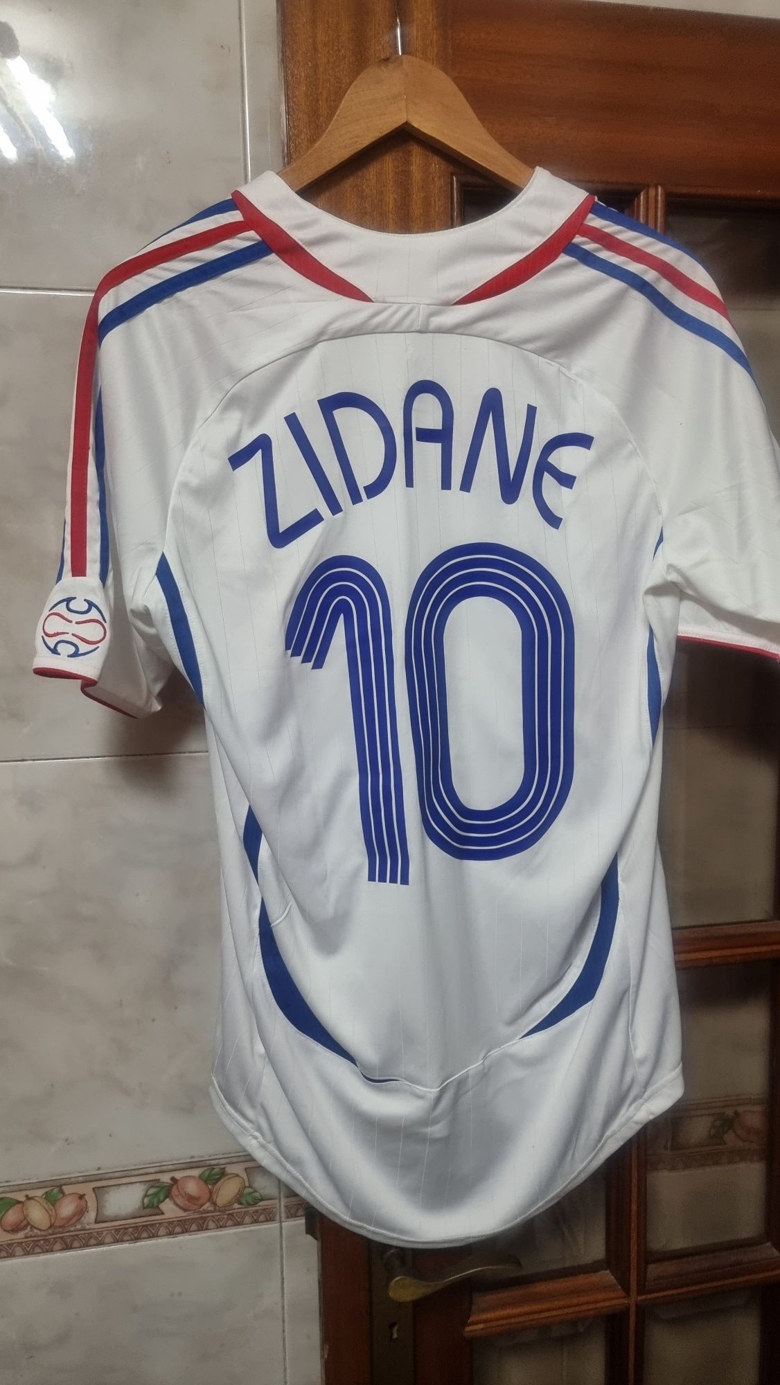 Camisola  do zidane franca do mundial de futebol 2006.