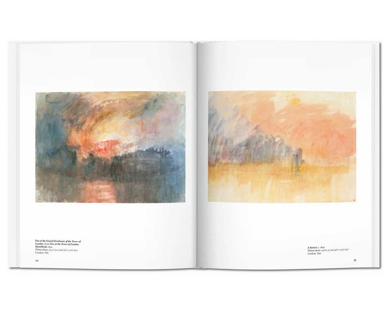 Історія мистецтв книги про живопис Вільяма Тернера Turner. Taschen