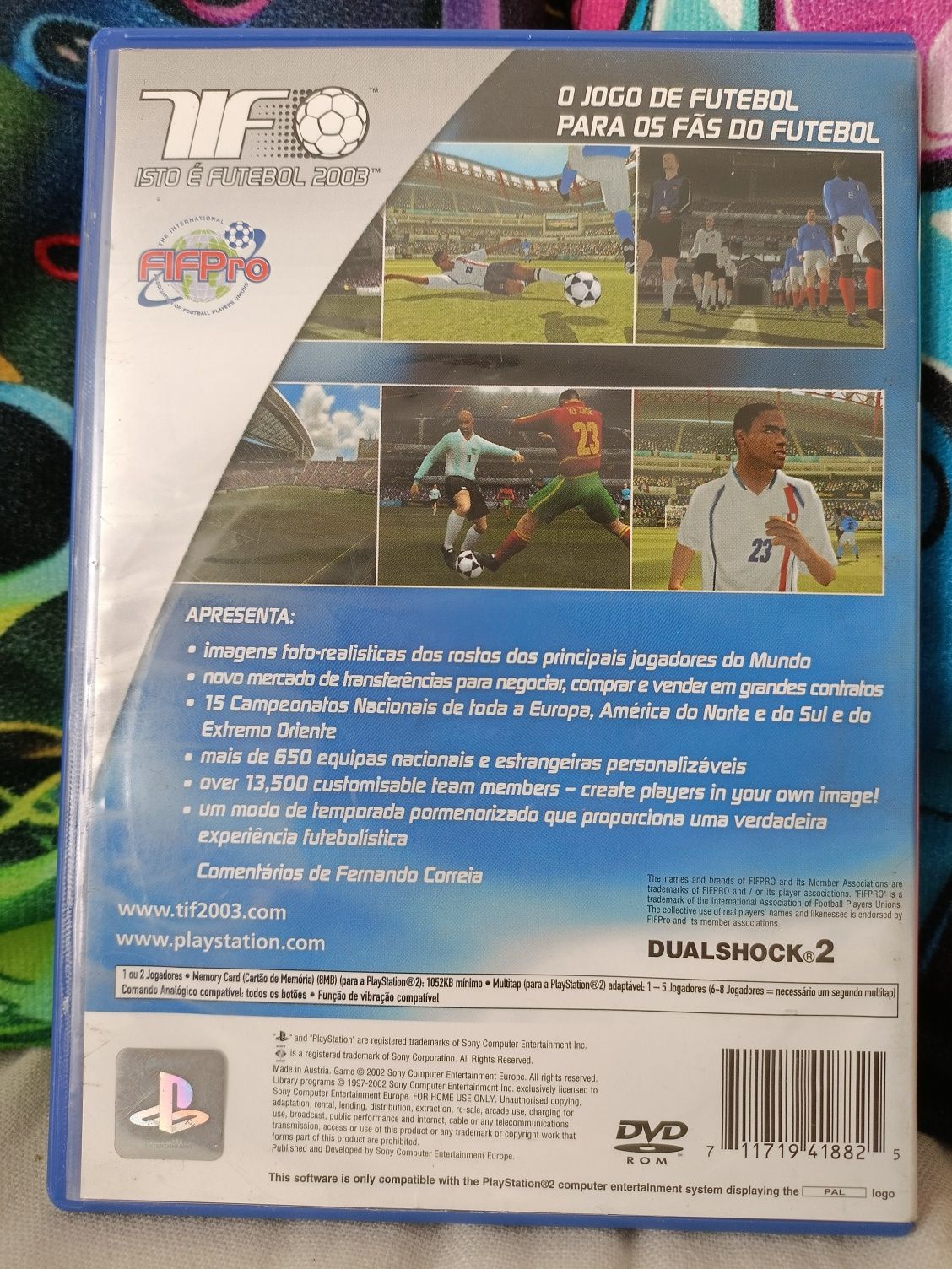 TIF 2003 Isto é Futebol 2003 PS2 PlayStation 2