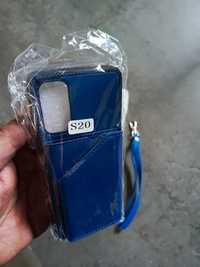 Etui - telefonu Samsung Galaxy S20  z kieszonką na karty