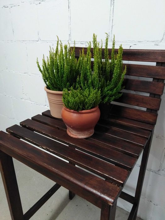 Krzesła drewniane stołki barowe hockery, 2 szt. w zestawie