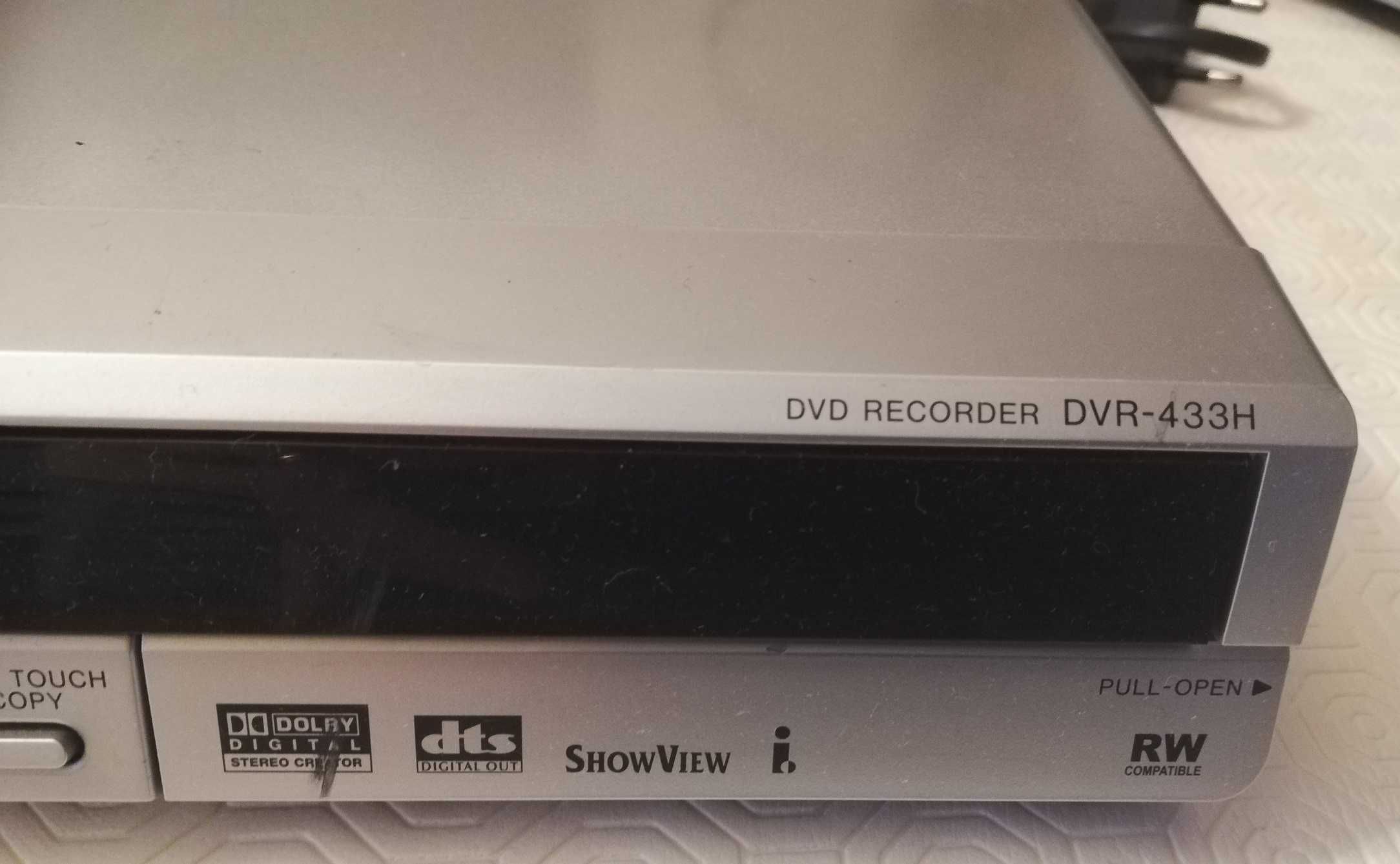 DVD Recorder DVR-433H impecável!!!