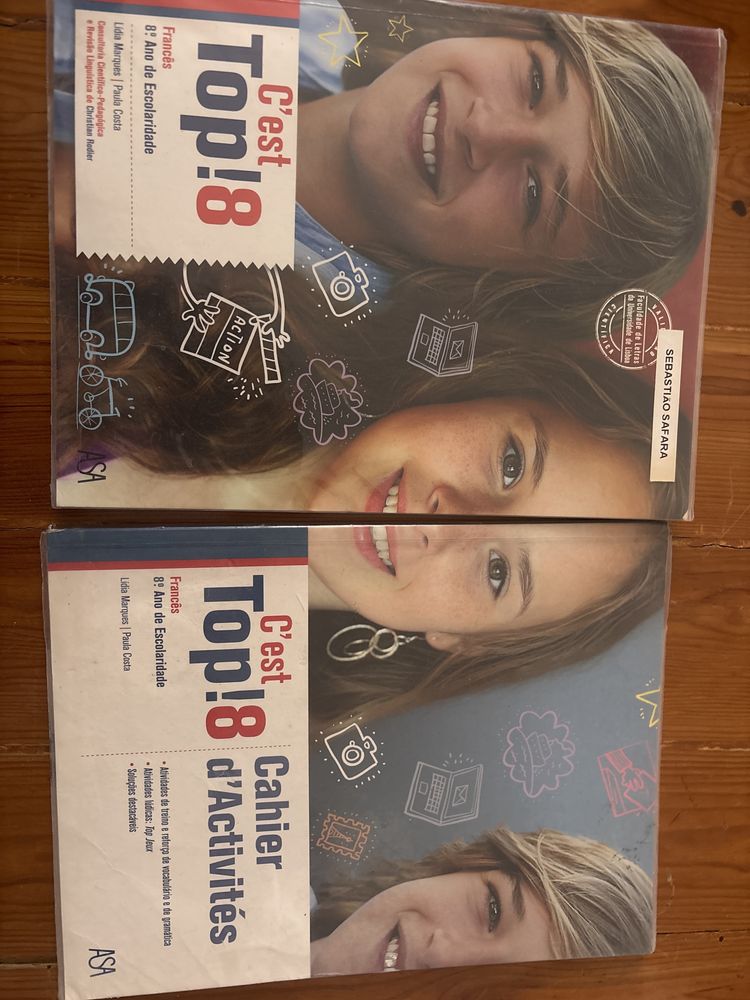 Manual e caderno de atividades francês “C’est Top”