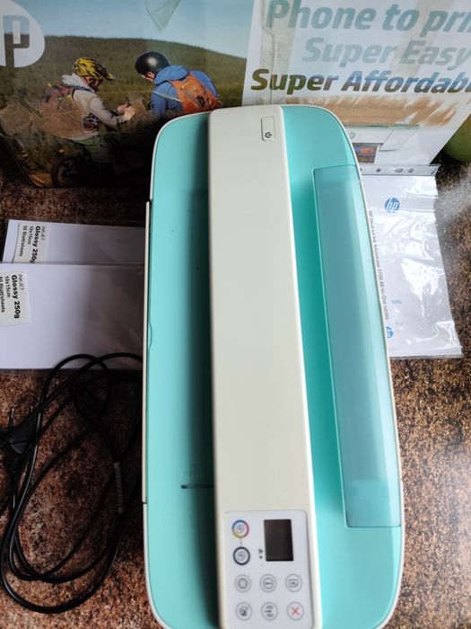 Zestaw: telefon Xiaomi, Drukarka HP i Phomemo Smart band Powerbank itp