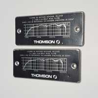Tabliczki THOMSON ZG60C do Tonsil Unitra kolumny emblematy
