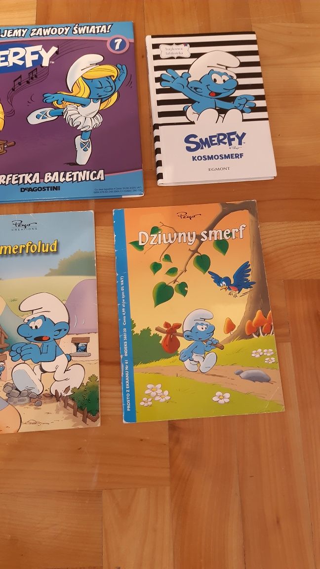 Książki dla dzieci Smerfy bajka książeczki 8 szt
