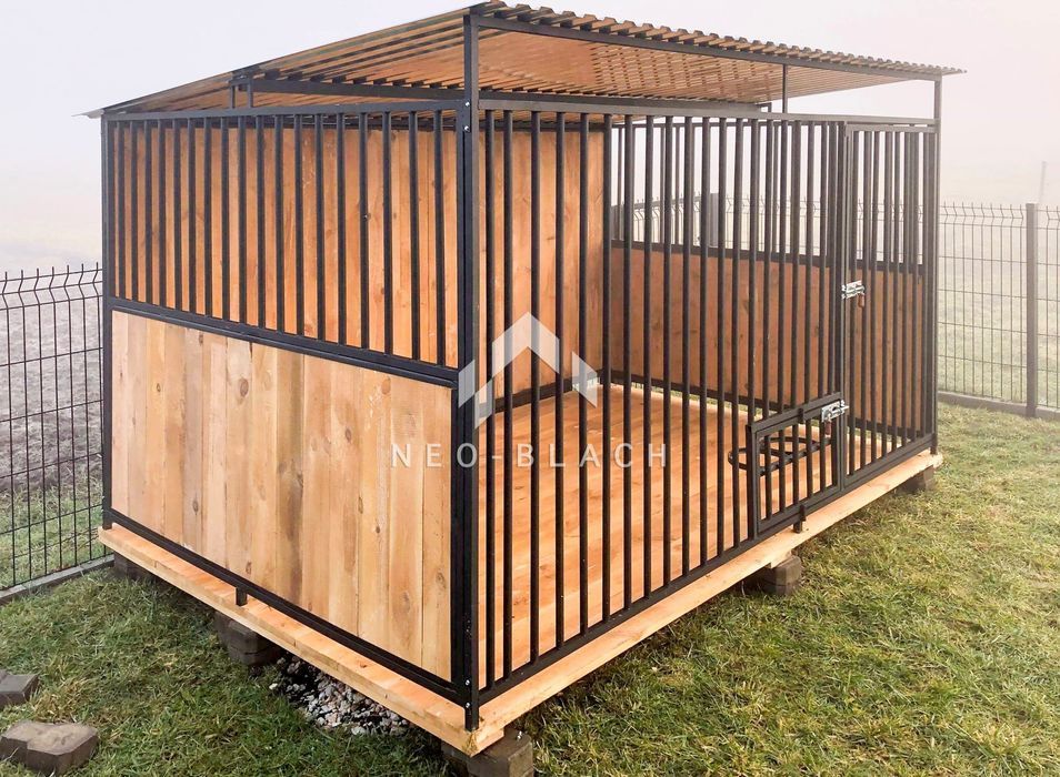 Kojec dla Psów 3x2m - drewniana podłoga DARMOWA DOSTAWA NB164