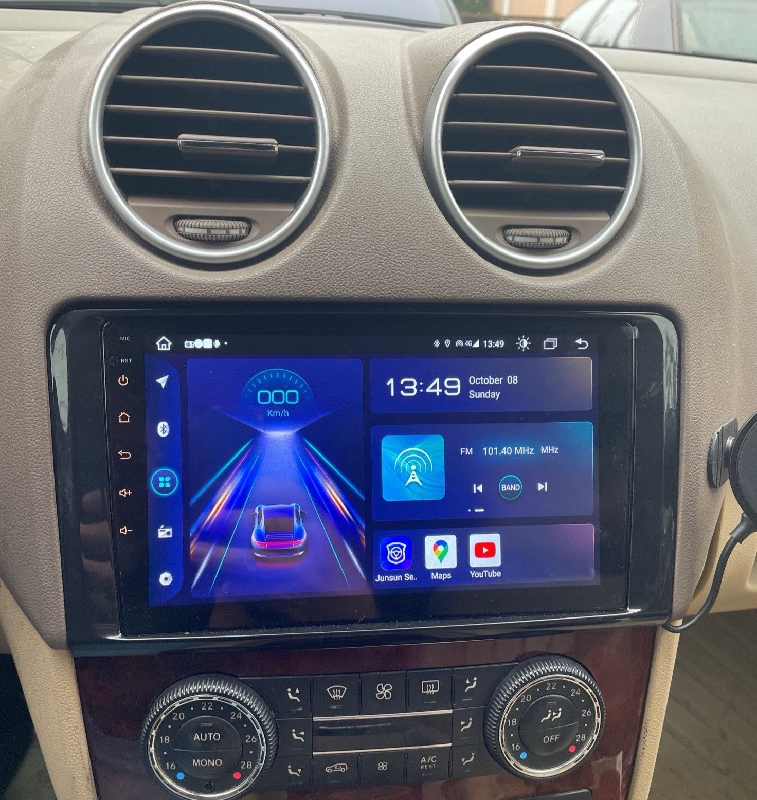 Radio Android Mercedes ML W164  GL X164