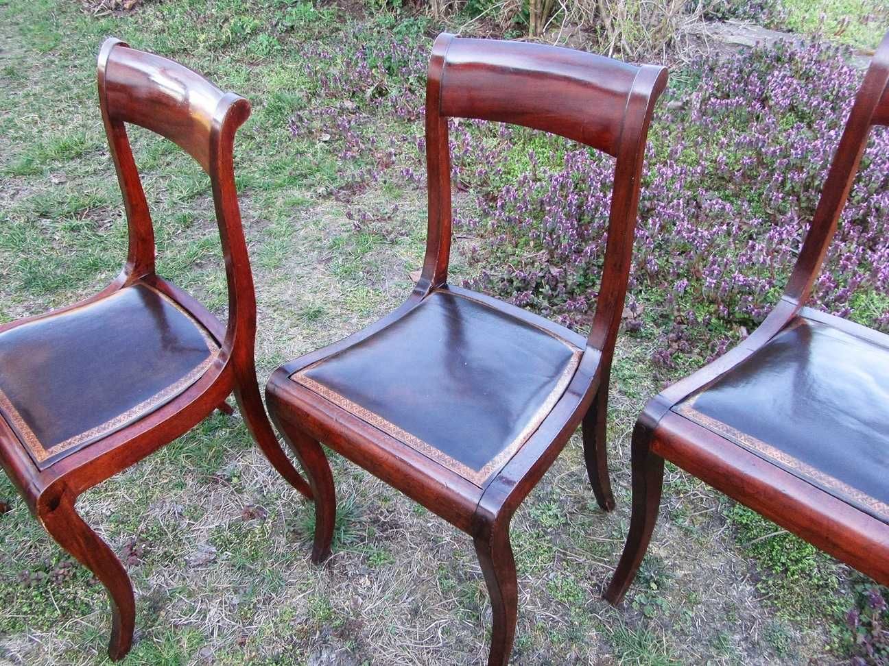 7x krzesła Biedermeier