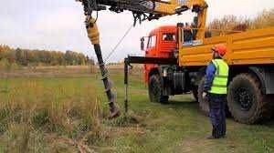 Ямобур. Столбы. Бурение отверстий установка столбов, геошурупов.