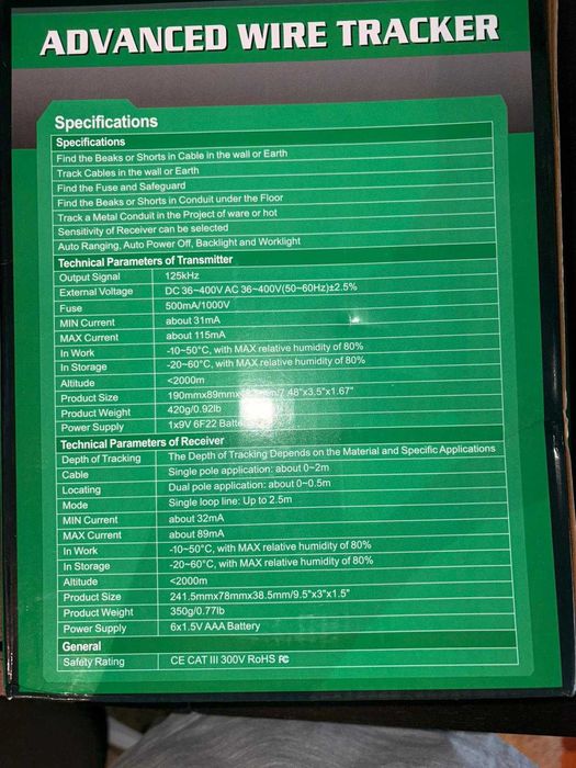 Localizador de cabos MS6818