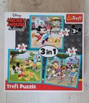 Zestaw puzzli 3w1 Micky Mouse Disney'a