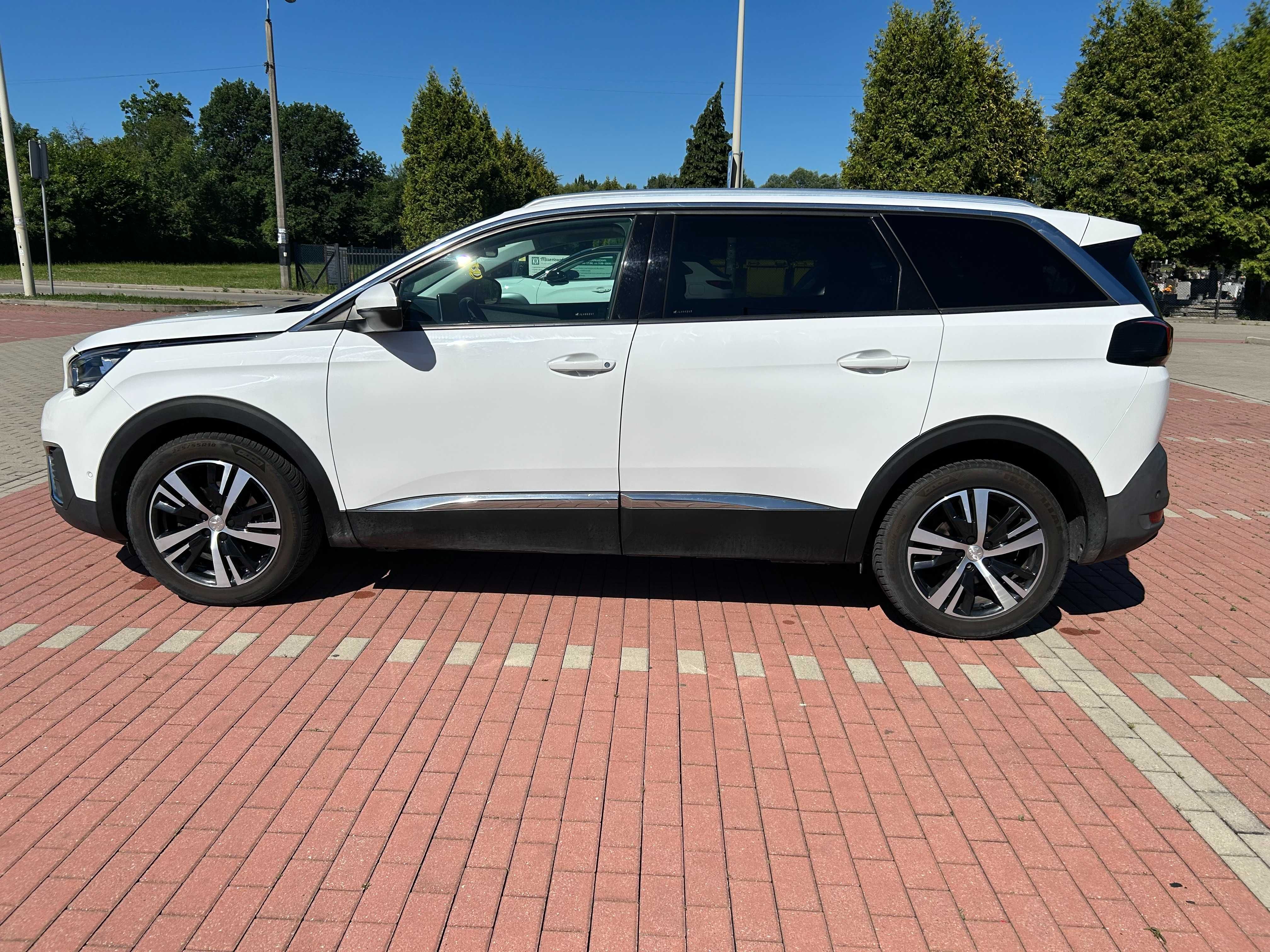 Peugeot 5008 1.5 BlueHDI Allure 7os. 2018r. Uszkodzony silnik Odpala
