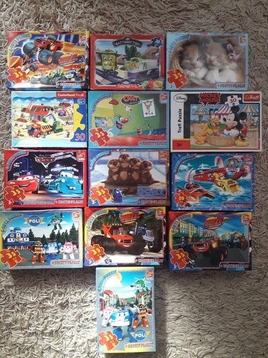 Пазли, розвиваючі ігри