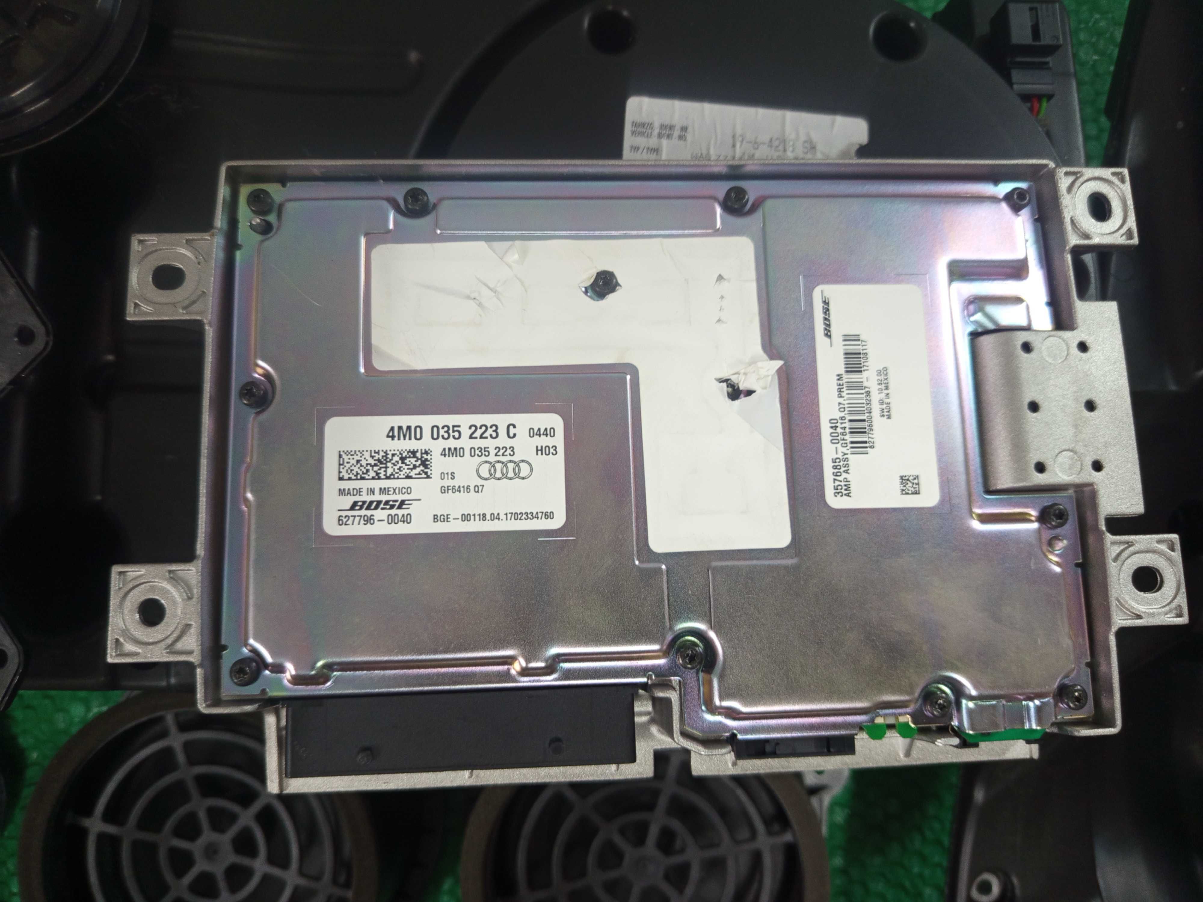 Nagłośnienie BOSE AUDI SQ7 Q7 II 4M 4M0 , 4M0.035.223C / 621G