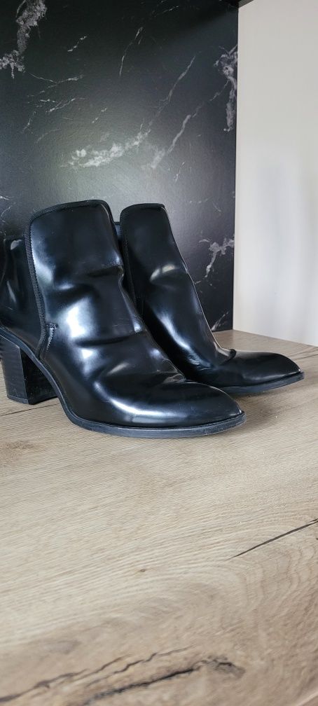 Buty botki sztyblety czarne Zara rozm 41