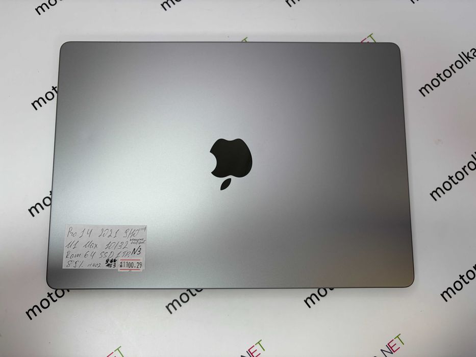 MacBook Pro 14 M1 Max 10 CPU/32GPU 64RAM 1TB SSD Space Gray №3