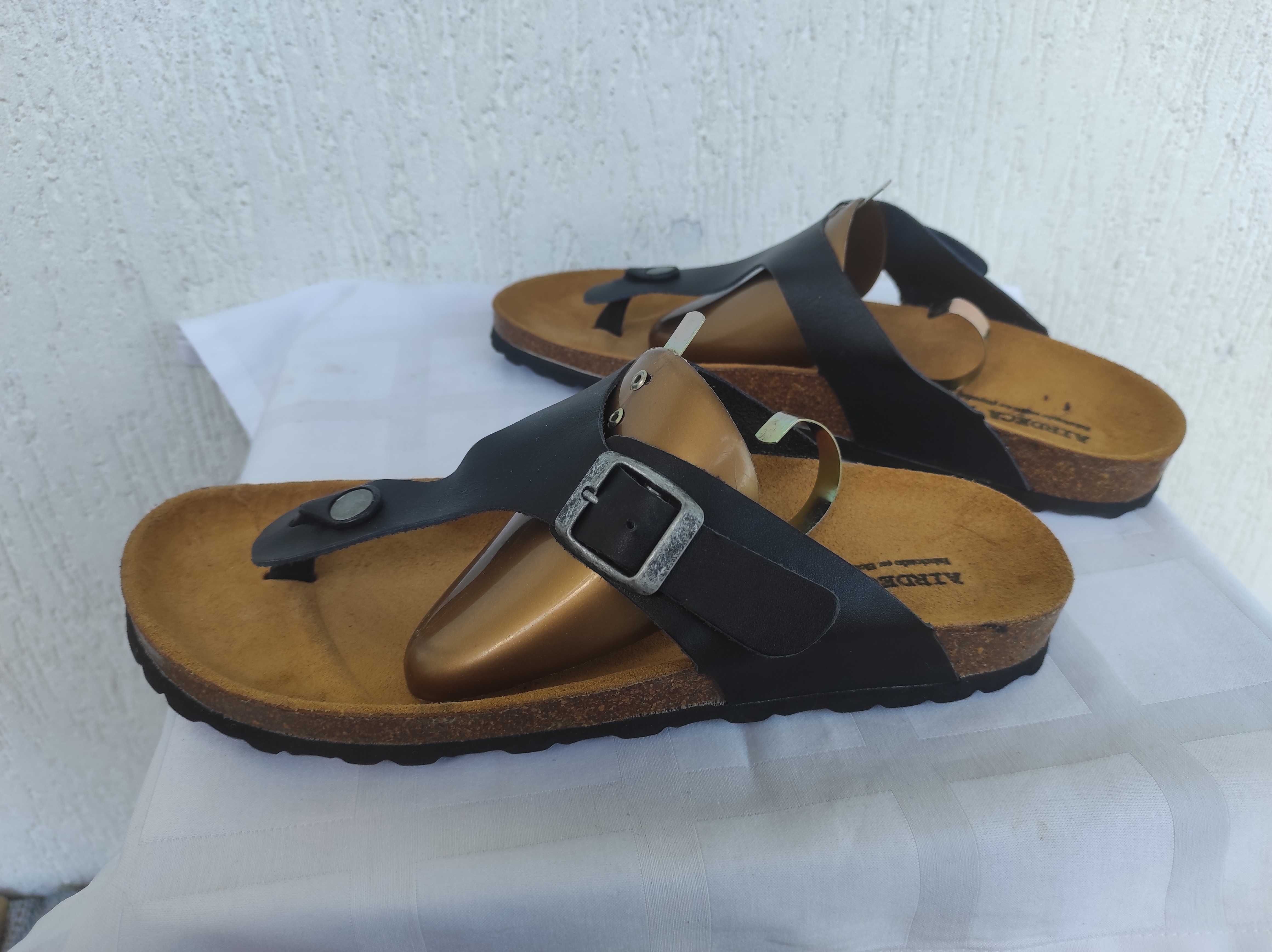 Шлепки кожанние ортопедические Airdeca bios по типу Birkenstock р.37