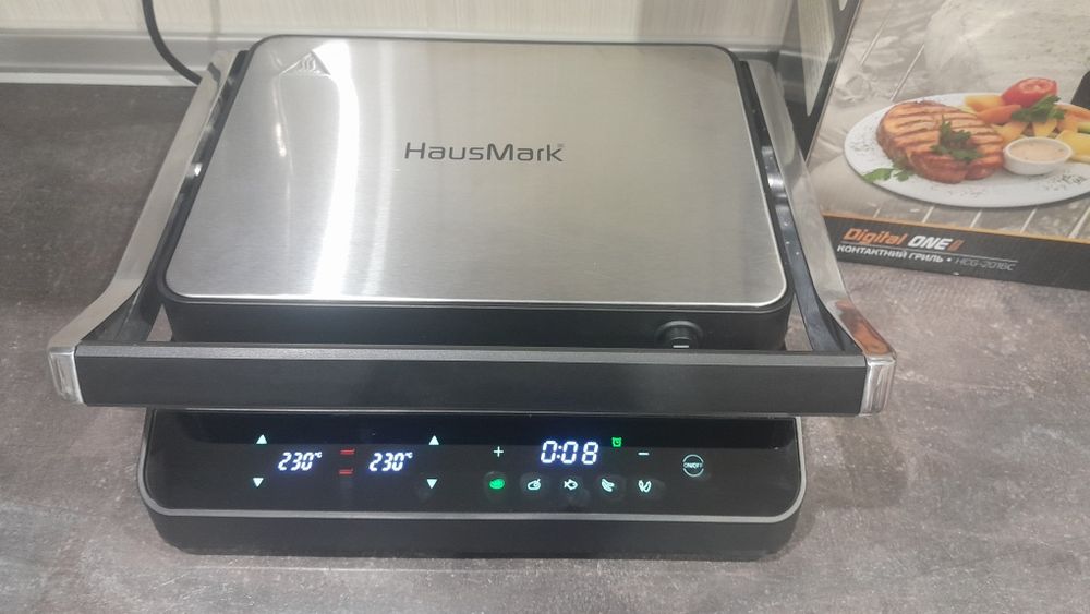 Електрогриль Hausmark hcg-2016с. Электрогриль контактный. Гриль.