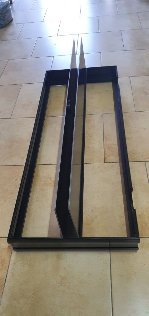 Pokrywa aluminiowa 60x30 czarna profil obły - pokrywa akwariowa