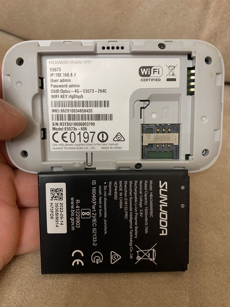 Wi Fi 4g модем роутер Huawei E5573