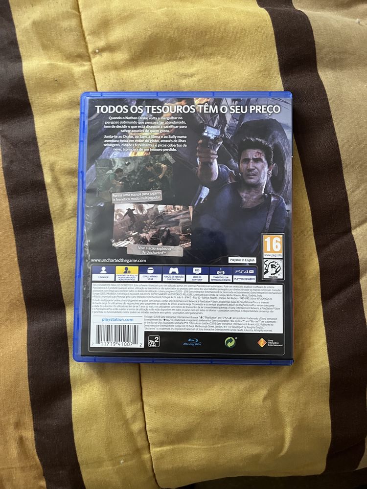 Uncharted 4 jogo ps4